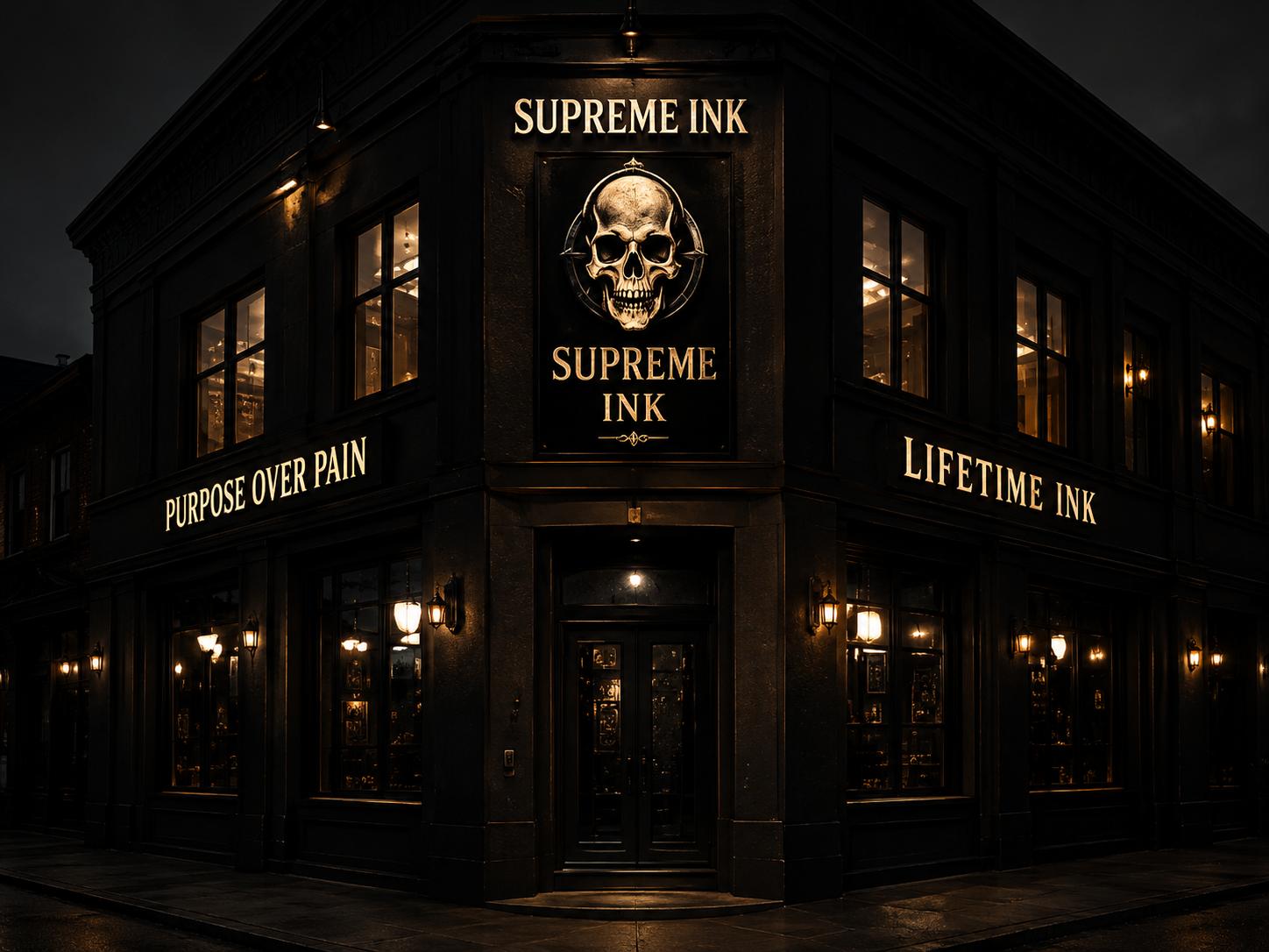 Künstler wird mit einem Supreme Ink Studio zusammengebracht