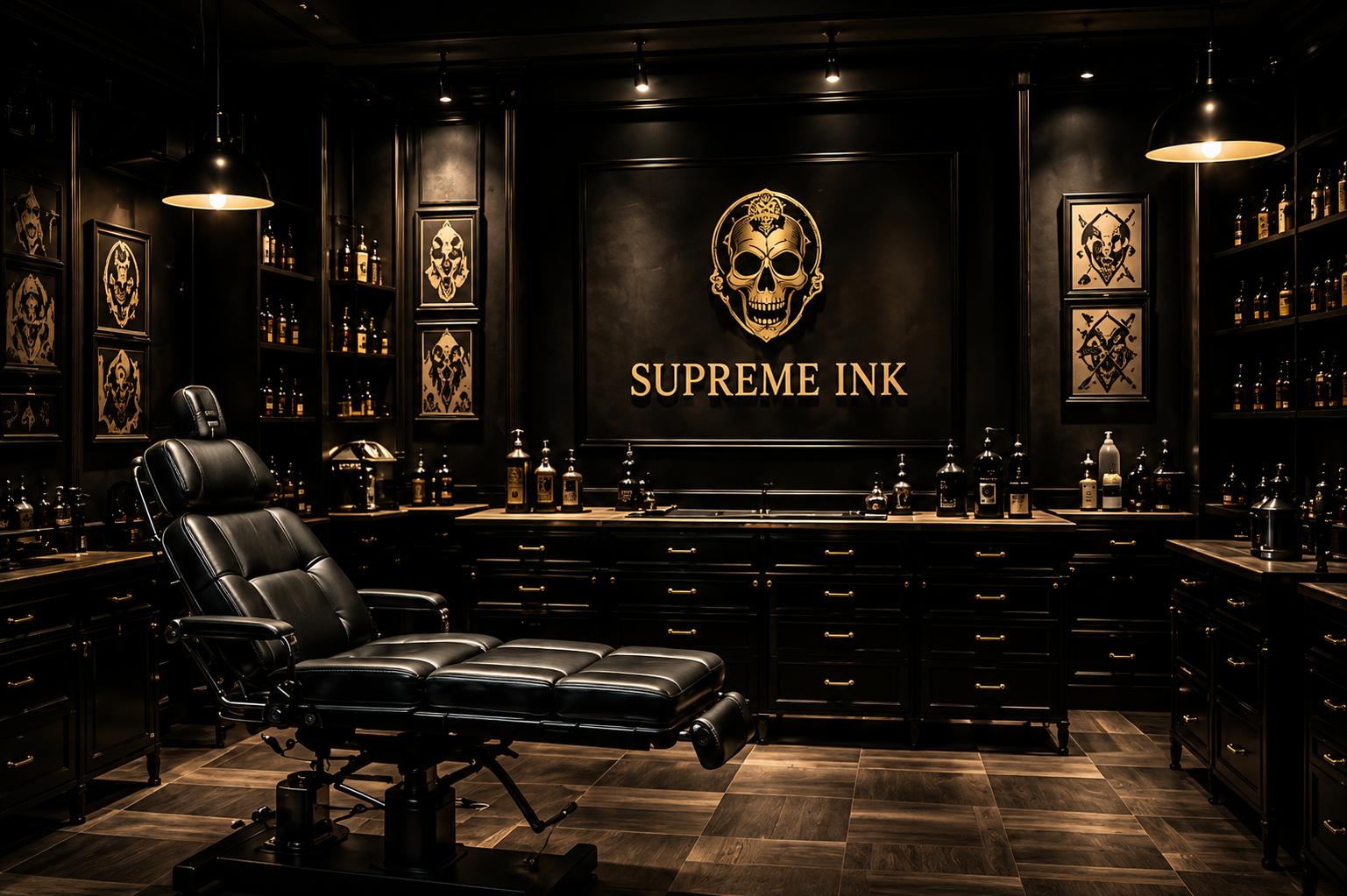Luxuriöses Supreme Ink Franchise-Studio Innenraum